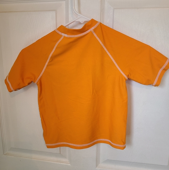 (1607) Flapdoodles Children's Outdoor Sun/Swim Shirt, UPF-50, Size: 5 Orange - Picture 12 of 12